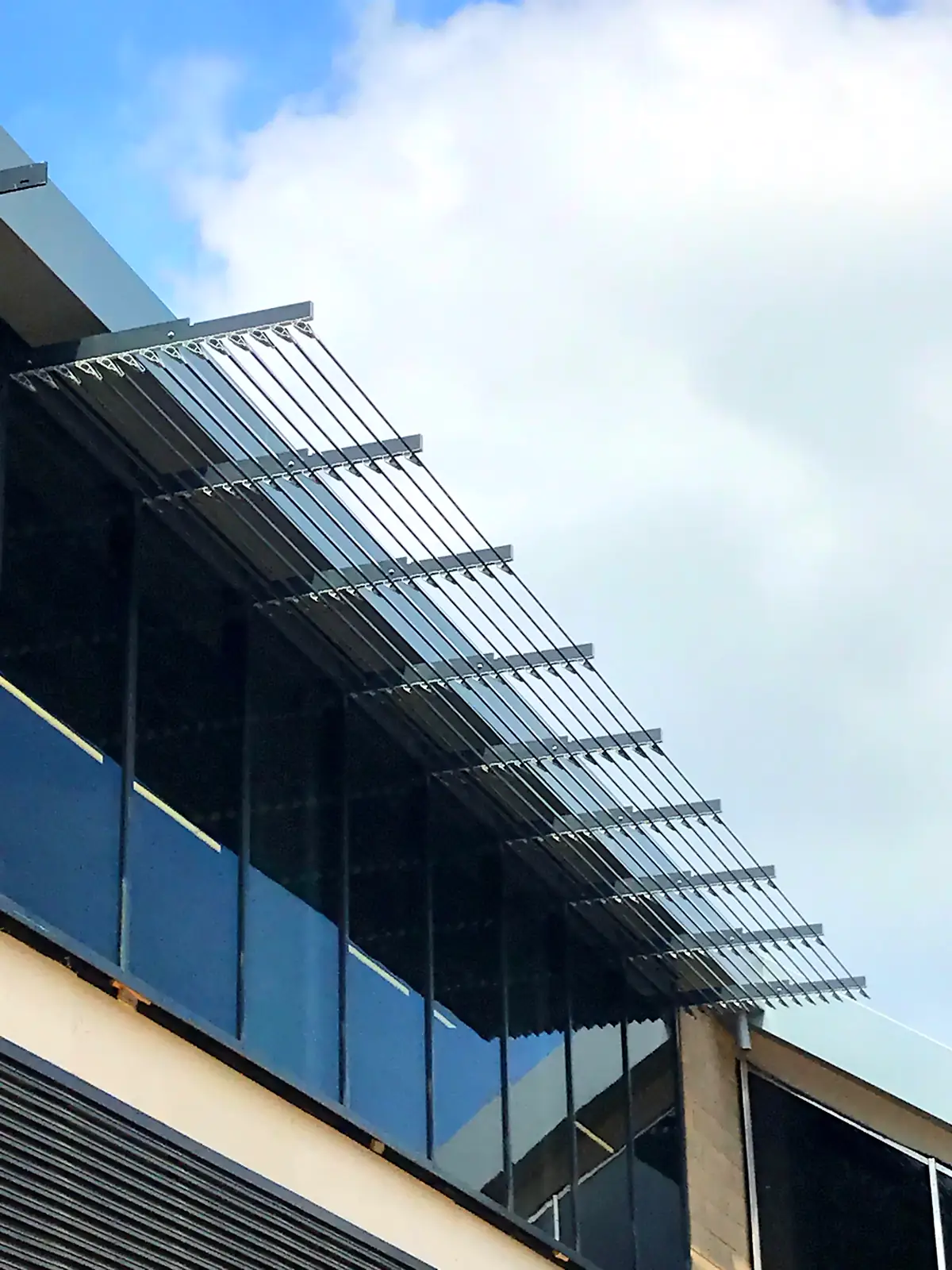 Brise soleil shaping up at Brackley Leisure Centre!